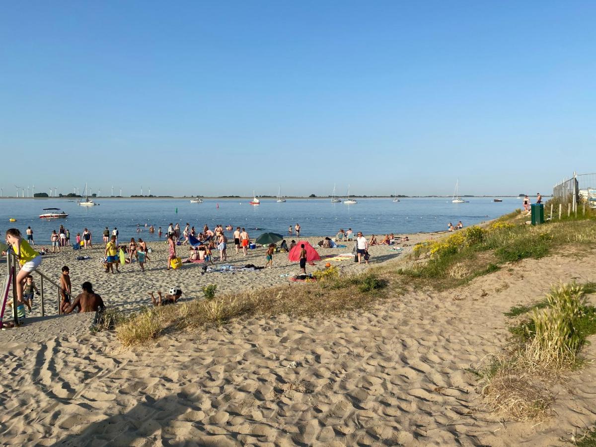 Bungalow Scheldezicht In Zeeland Dicht Bij Zee Scherpenisse Esterno foto