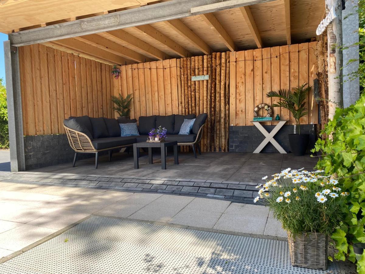 Bungalow Scheldezicht In Zeeland Dicht Bij Zee Scherpenisse Esterno foto
