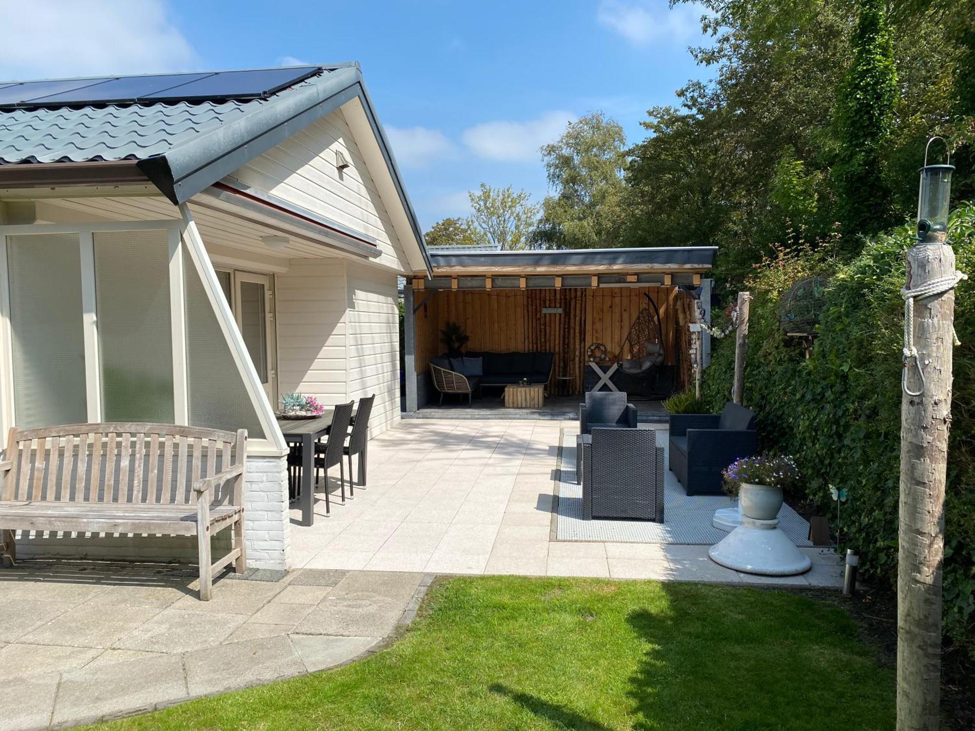 Bungalow Scheldezicht In Zeeland Dicht Bij Zee Scherpenisse Esterno foto